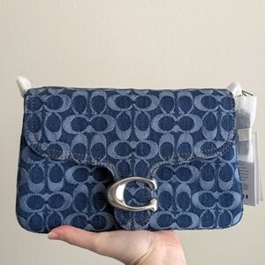 *sold* Coach Denim Soft Tabby